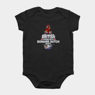 British Grown With Bonaire Dutch Roots - Gift for Bonaire Dutch With Roots From Bonaire Baby Bodysuit